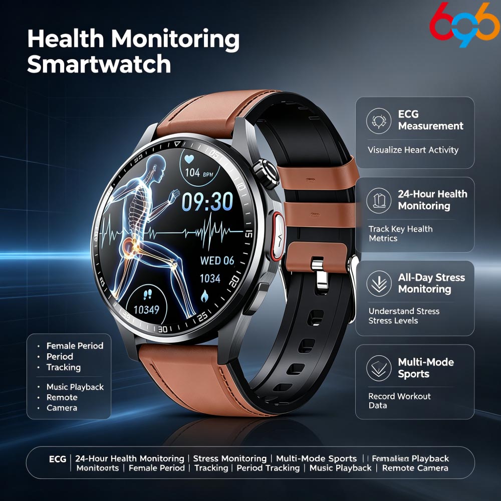 Fall Detection Watch - Reloj inteligente para hombres y mujeres.