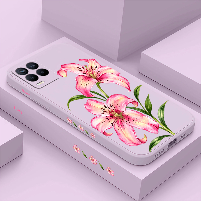 Funda con diseño de flores ros - Realme Note 50 reseña y precio