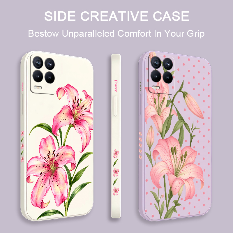 Funda con diseño de flores ros - Realme Note 50 reseña y precio